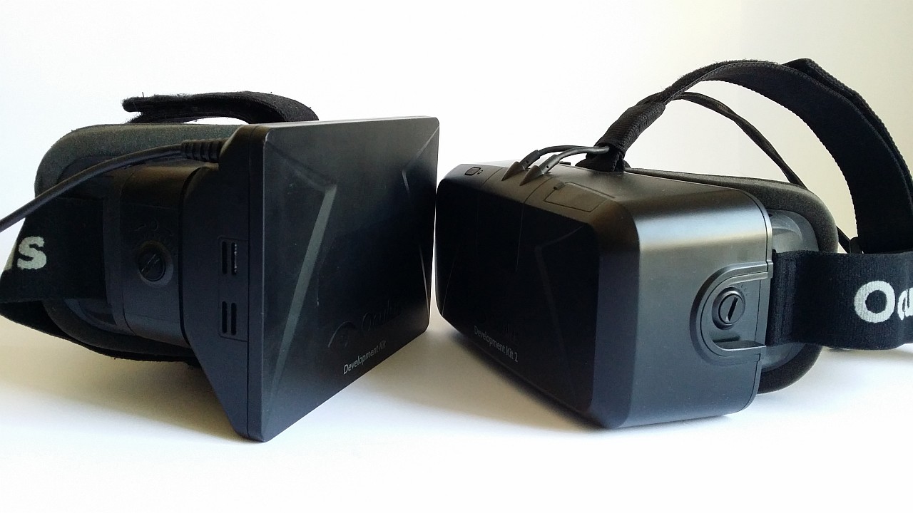Oculus Rift DK1 y DK2, frente a frente