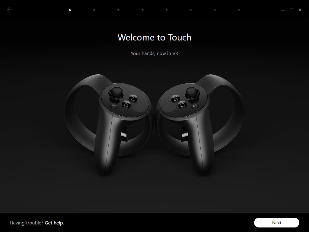 Setup de Oculus Touch
