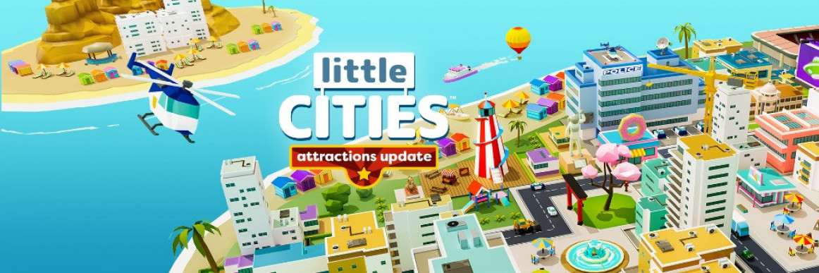 Las ciudades de Little Cities serán más elegantes con The Attractions Update