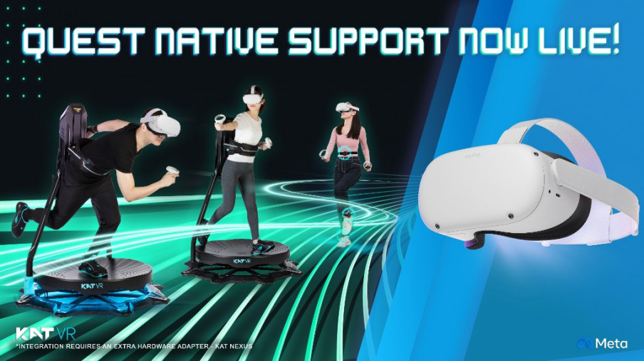 KAT Nexus hace compatible los andadores KAT Walk con visores Meta Quest