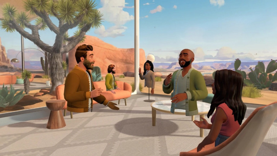 Microsoft Teams incluye ahora los avatares virtuales 3D VR de Mesh