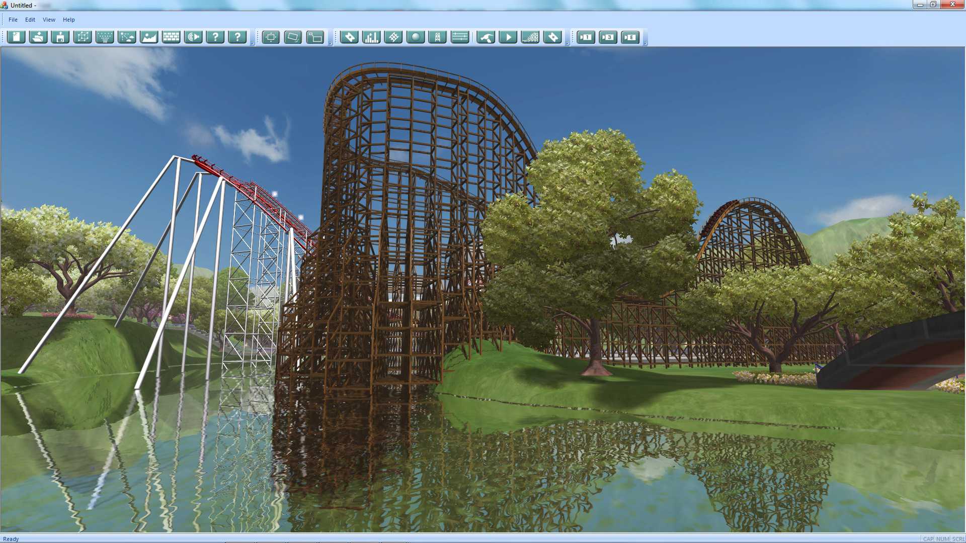 RCT3: Waterfront Theme Park! (Full Build) 