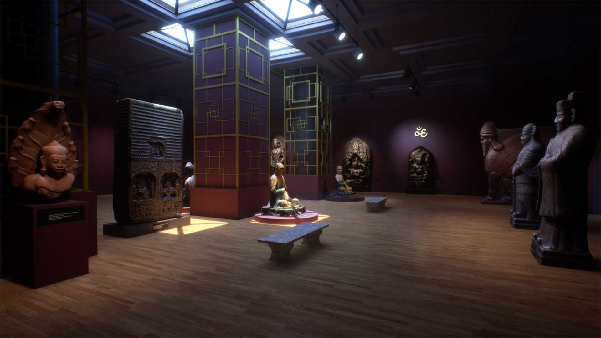 The museum guide said. Виар технологии в музее. The Grand Museum VR. Экспонаты виртуального музея. Виртуальная экскурсия по музею.