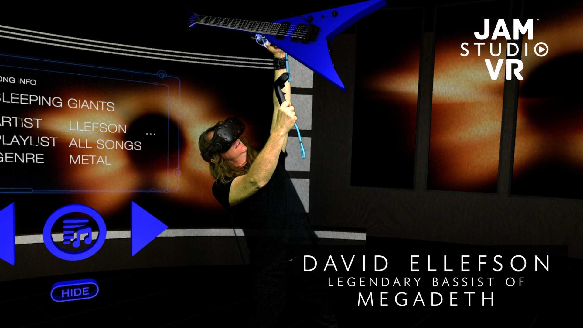 Jam Studio VR EHC - David Ellefson Metal Factory