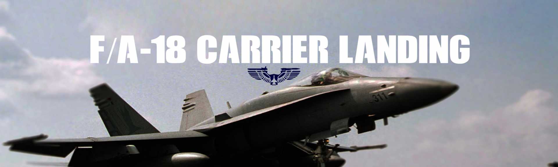 F18 Carrier Landing