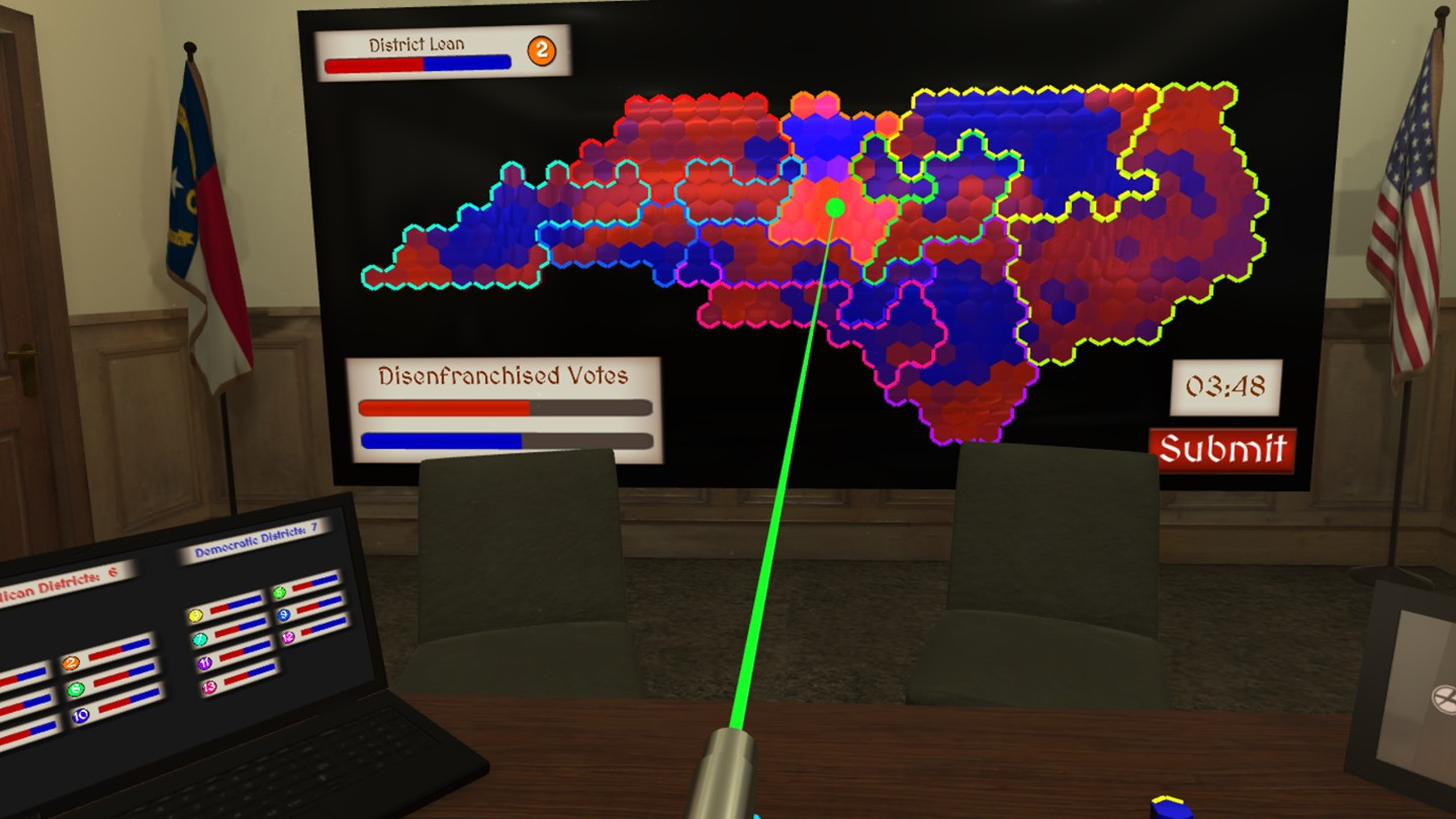 Gerrymander Madness: The Anti-Democracy VR Game