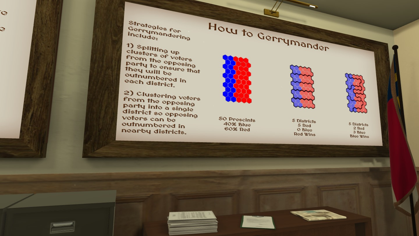 Gerrymander Madness: The Anti-Democracy VR Game
