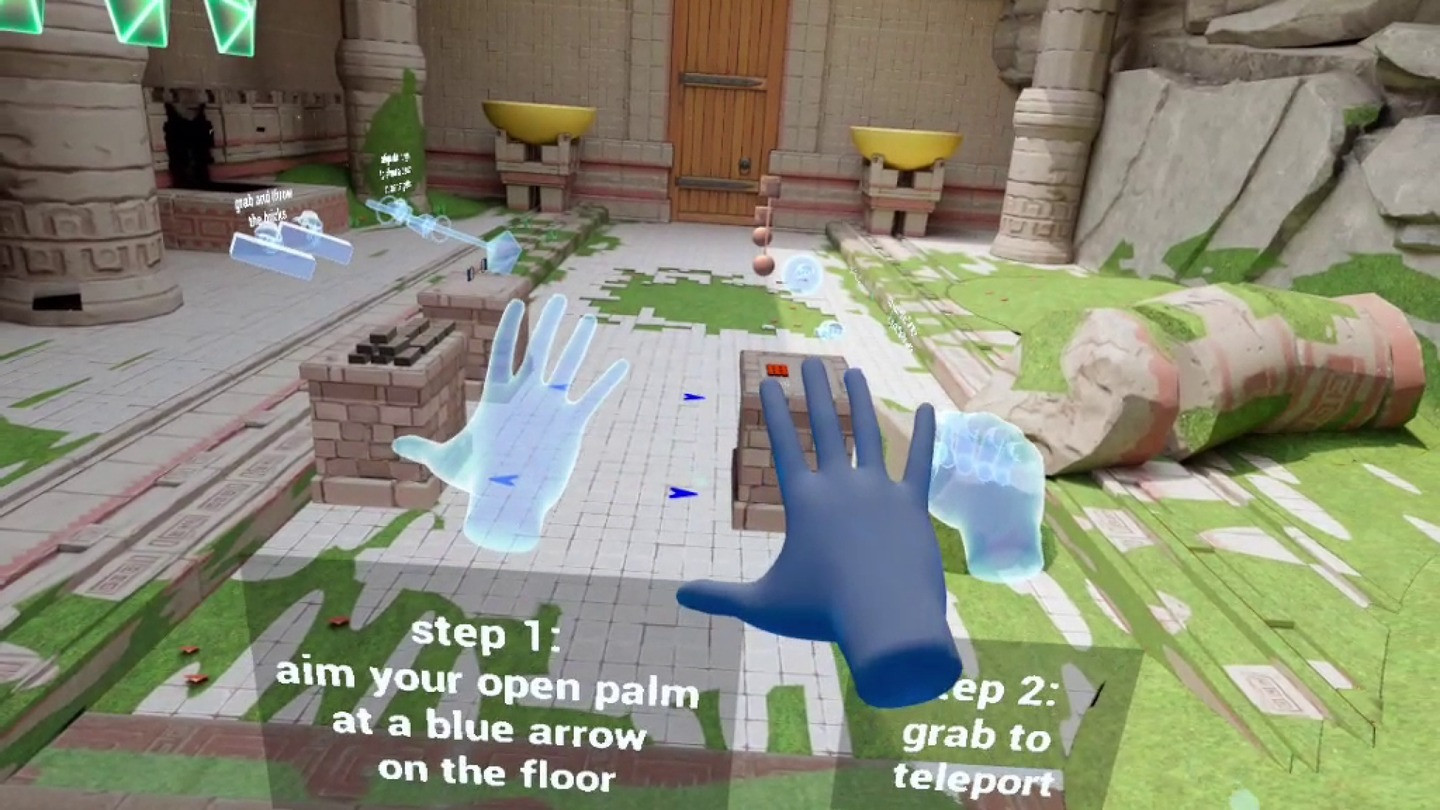 Oculus Hand Gameplay Showcase for Unreal