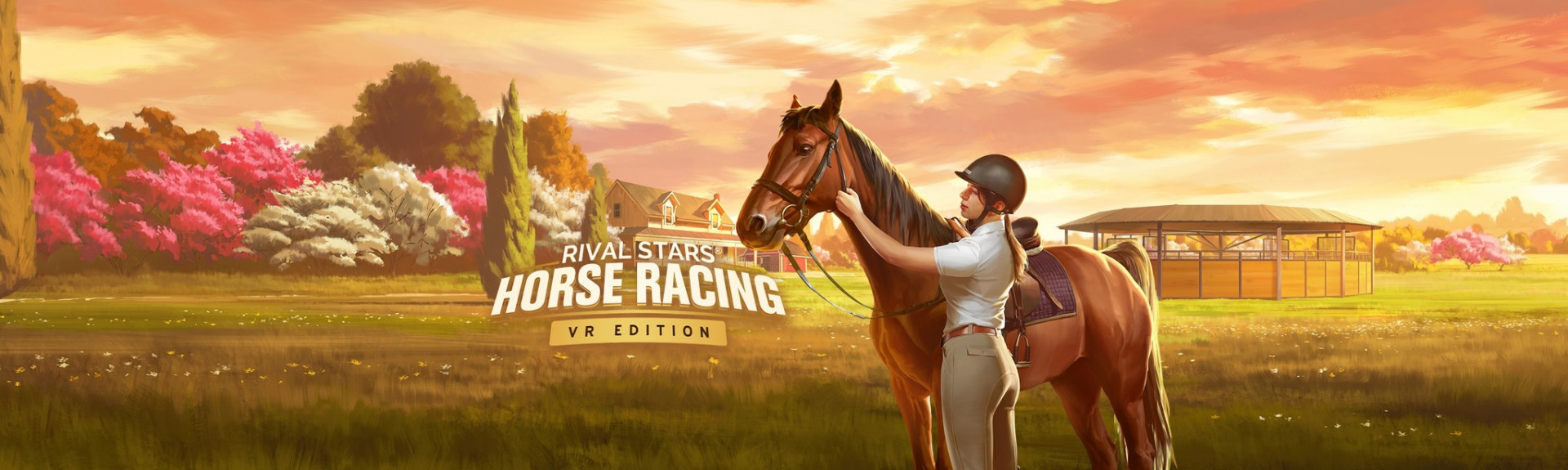 Cría caballos, entrena y compite con Rival Stars Horse Racing: VR Edition