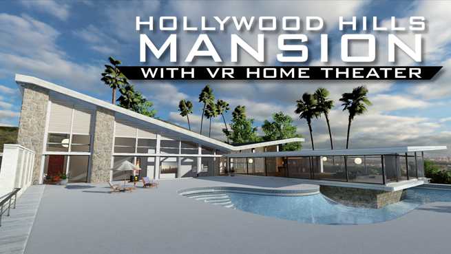 Hollywood Hills Mansion (With Home Theater)