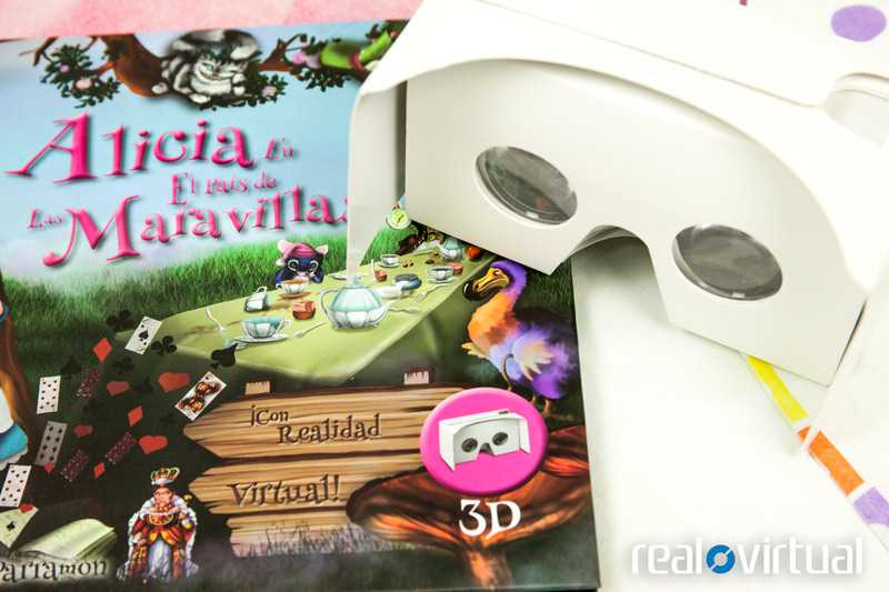 Alicia en el País de las Maravillas. Novela infantil en realidad aumentada y virtual