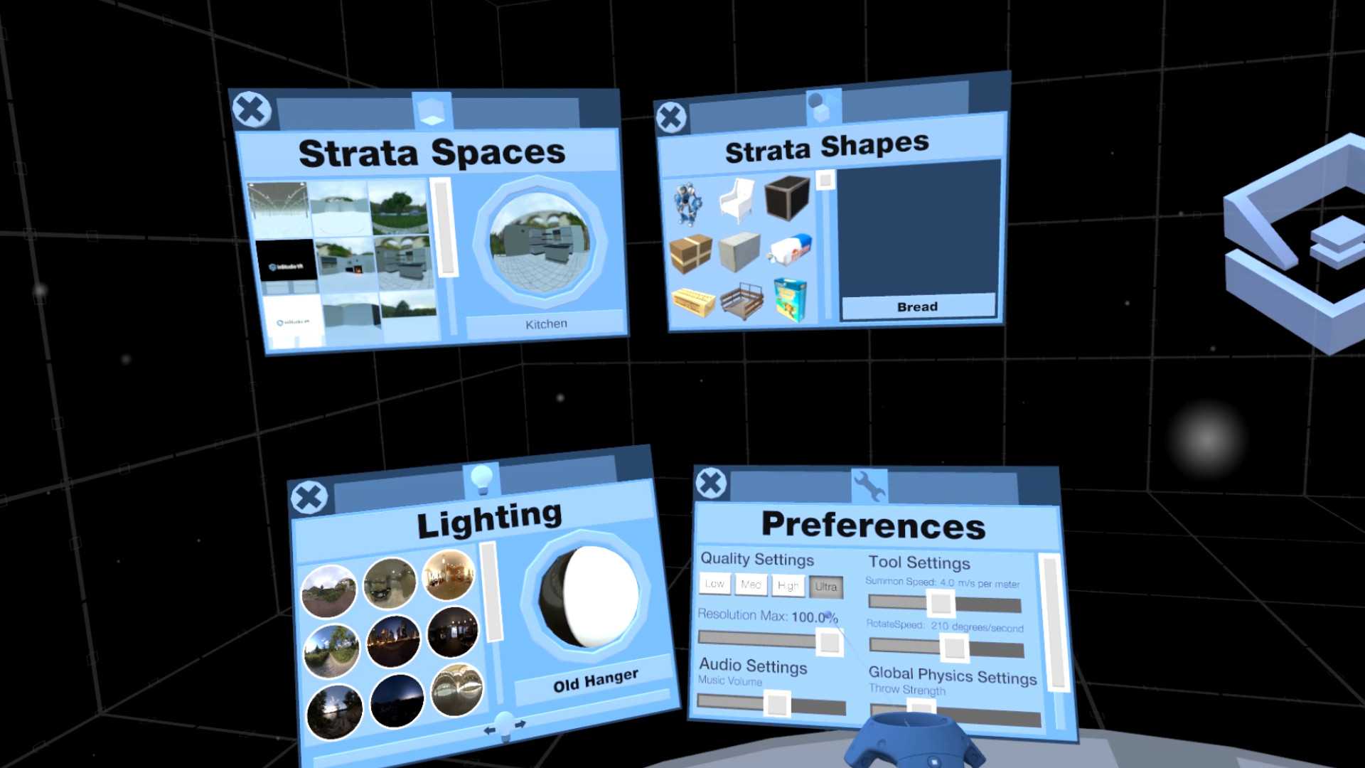 Strata Spaces VR