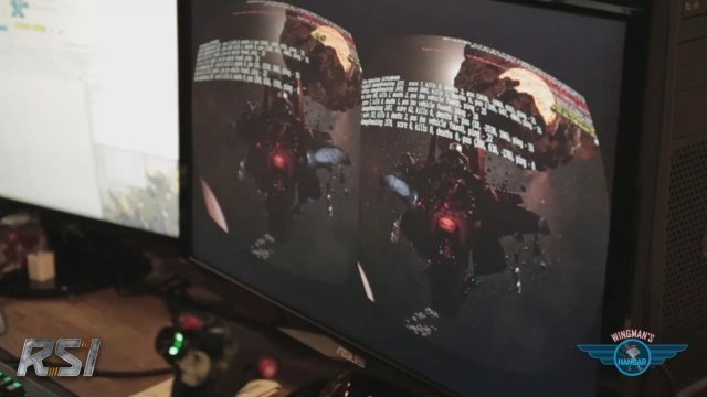 Oculus Rift en el módulo de combate de Star Citizen