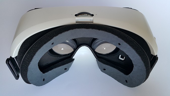 Rueda de ajuste de dioptrías de Gear VR
