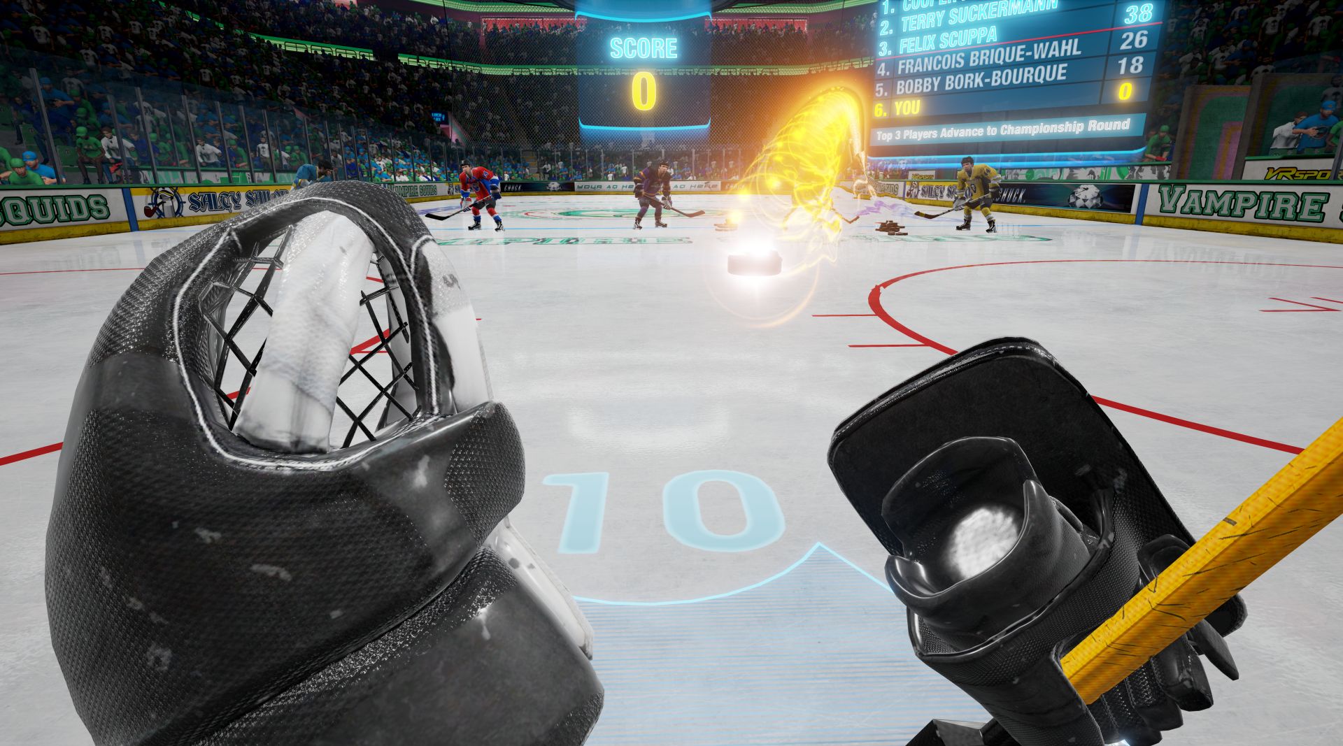 Hockey sobre hielo en VR Sports Challenge