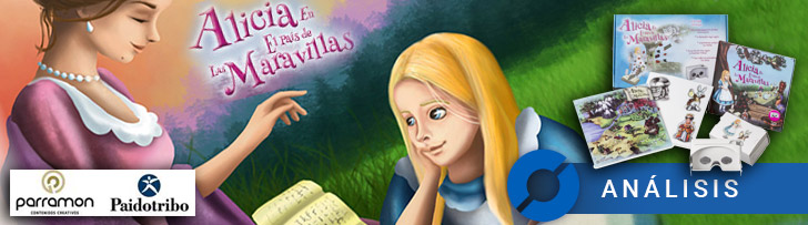 Alicia en el País de las Maravillas. Novela infantil en realidad aumentada y virtual