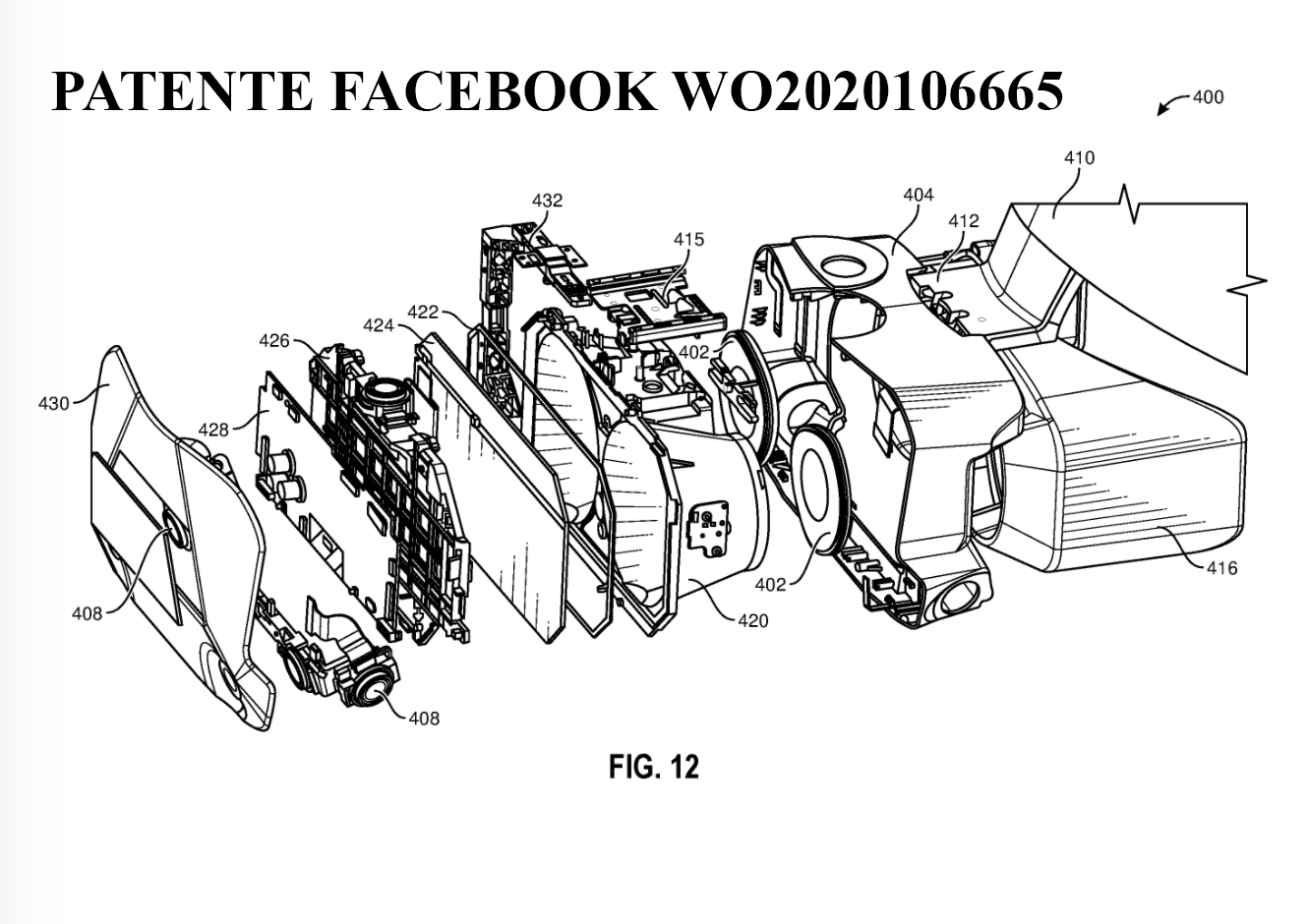 El extraño visor de la última patente de Facebook