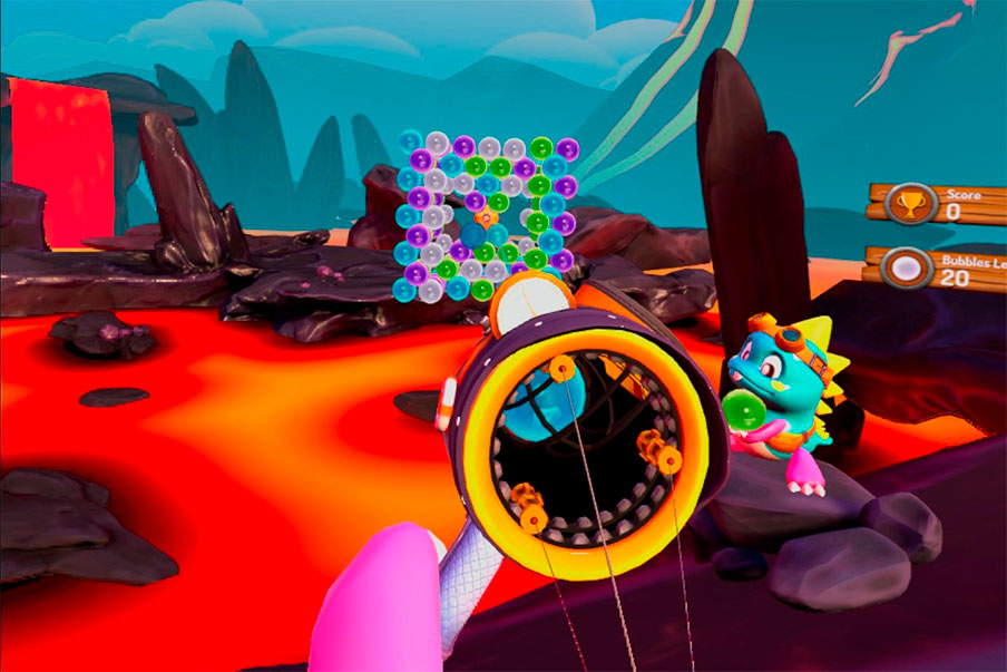 Puzzle Bobble VR: Vacation Odyssey, Oculus Jogo