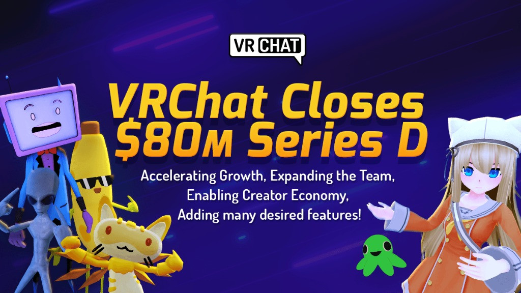 VRChat consigue 80 millones de dólares de financiación para seguir creciendo