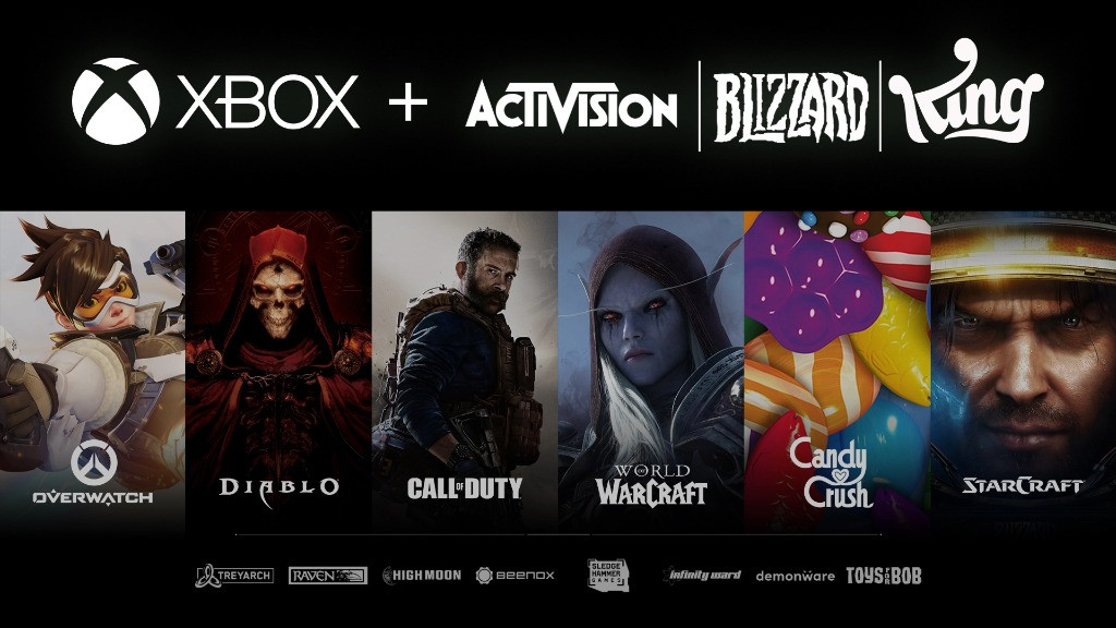 Microsoft anuncia la compra de Activision Blizzard
