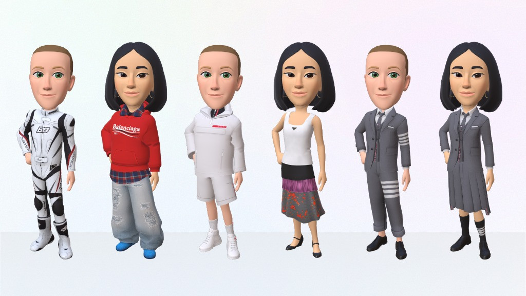 La tienda de avatares de Meta llega hoy a Instagram, Facebook, Messenger y pronto en VR