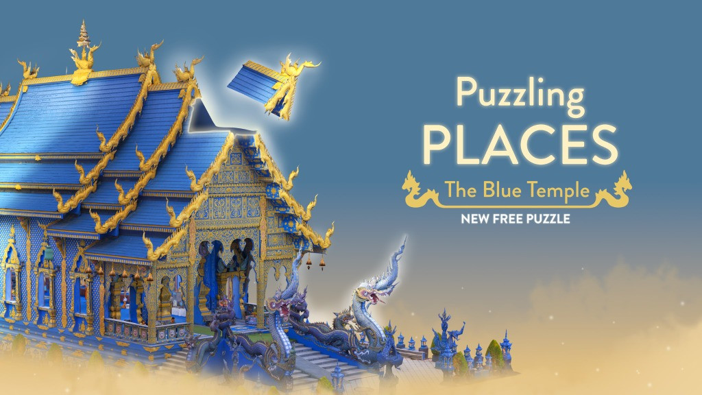 Puzzling Places nos regala el rompecabezas premium The Blue Temple