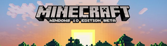Minecraft Windows 10 Edition Beta disponible