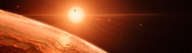 Recrean TRAPPIST-1 en 360º, el nuevo sistema planetario detectado