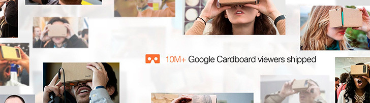 YouTube la app más popular de Daydream, y más de 10 millones de Cardboard enviados