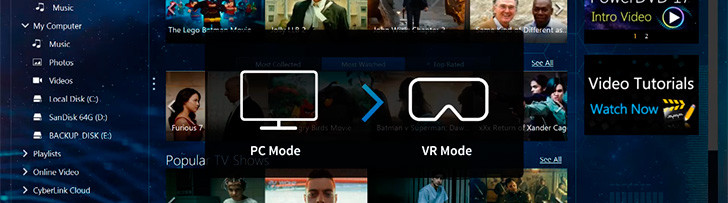 PowerDVD llega a Steam con soporte para realidad virtual