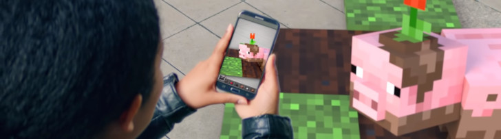 Microsoft muestra un vídeo de Minecraft en realidad aumentada