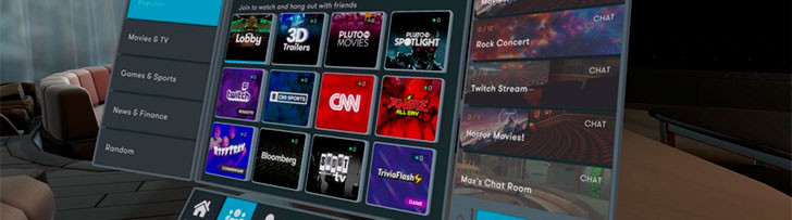 Bigscreen TV añade más de 50 canales a la aplicación social