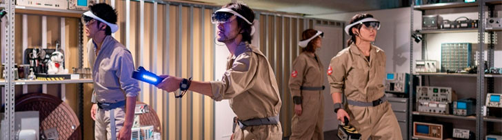 Sony mostrará su último visor de realidad aumentada en un evento de Los cazafantasmas