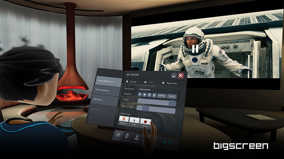Bigscreen cambia su cine virtual al formato de vídeo bajo demanda; la versión de PSVR se retrasa