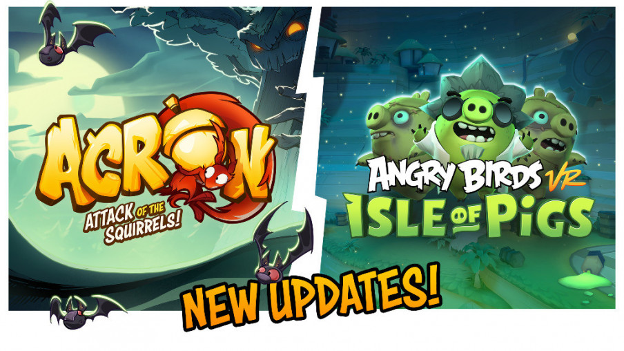 Acron y Angry Birds VR reciben nuevos contenidos gratuitos con motivo de Halloween