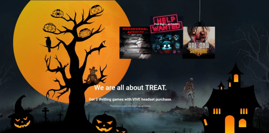HTC regala 3 juegos de terror al comprar un visor de la familia Cosmos o Vive Pro