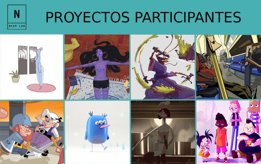 Next Lab revela los 8 proyectos de animación seleccionados para su workshop