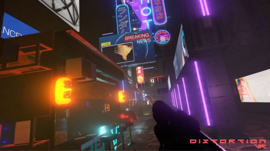 El ciberpunk Distortion VR se lanzará en 2021 en Steam, Oculus y PlayStation VR