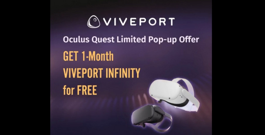 Conectando Quest a Viveport recibes un mes gratis de Infinity