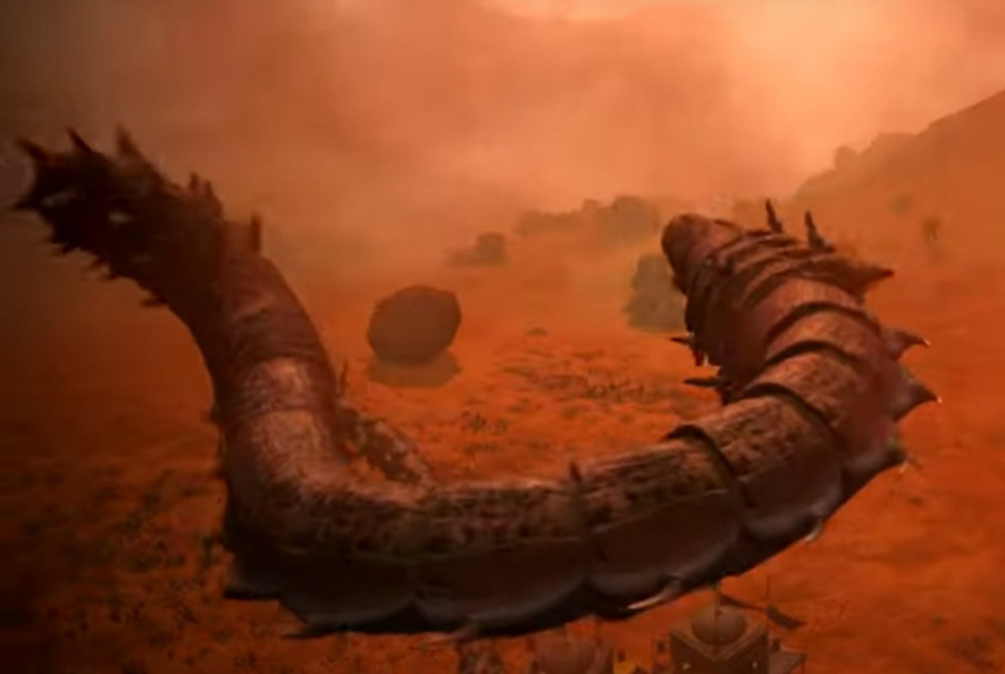 Los Gusanos de Arena Titán aparecen en el universo de No Man's Sky