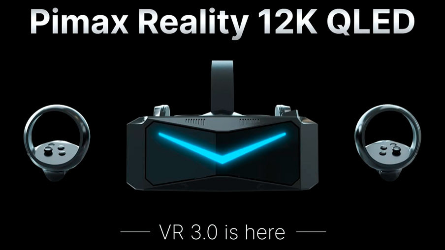 Pimax presenta el visor de PC VR y standalone 12K QLED Reality Series
