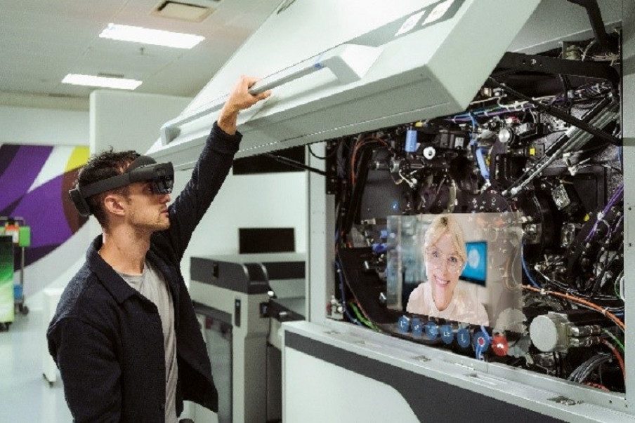 HP proporciona asistencia para impresoras industriales a través de HoloLens 2
