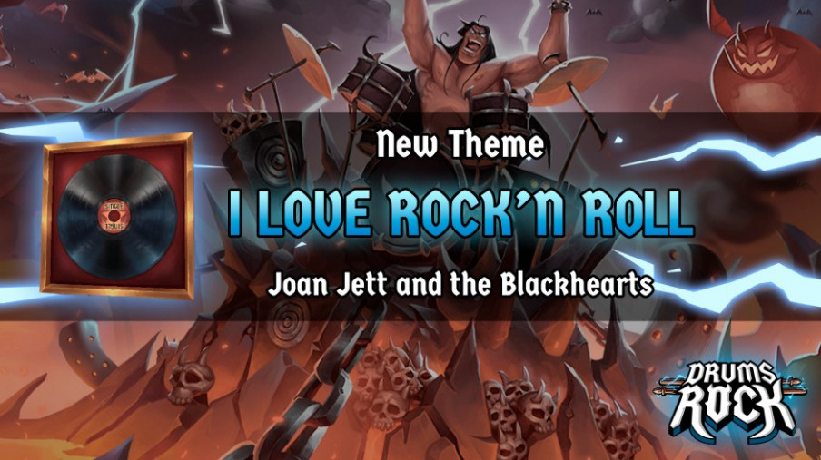 El clásico I love Rock'n Roll se une al repertorio de Drums Rock