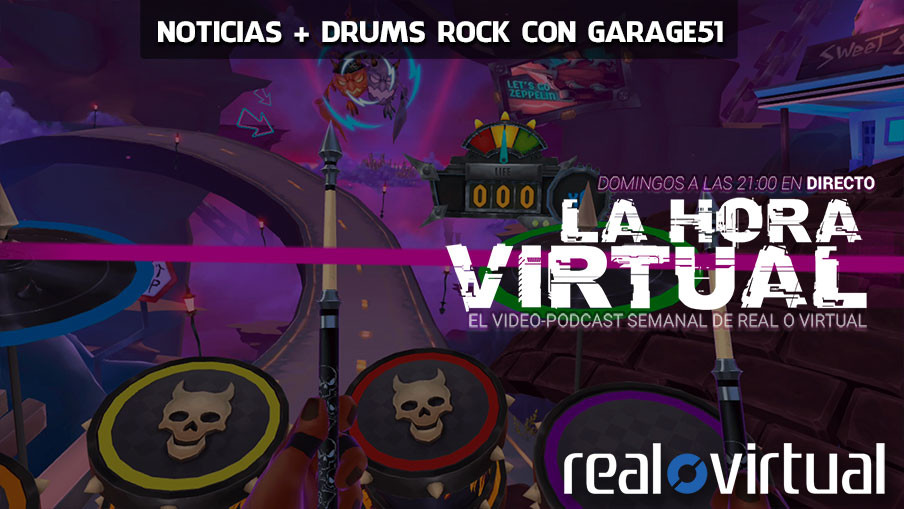 La Hora Virtual. Drums Rock con Garage51 y más