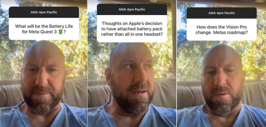 Andrew Bosworth responde preguntas sobre Quest 3, Rift y Apple Vision Pro