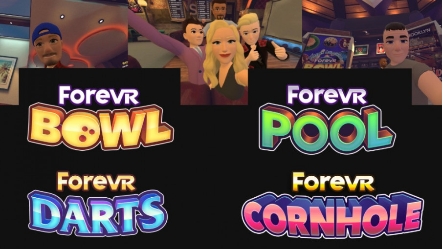 Billar, dardos, bolos y sacos: todos los juegos de ForeVR llegarán a PSVR2