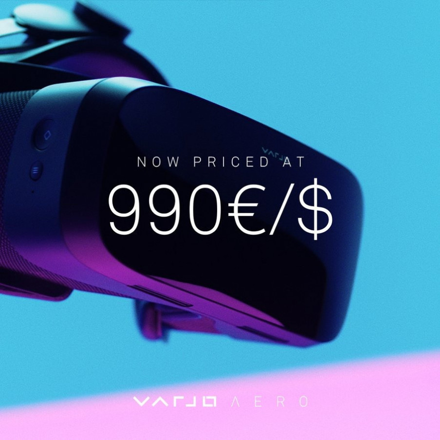 Varjo Aero a mitad de precio: 990 euros