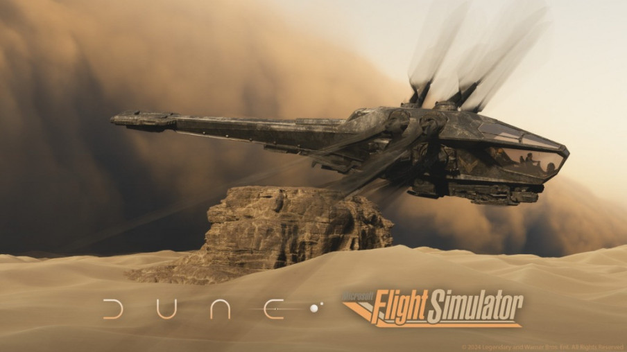 Pilota un ornitóptero en Dune o la Tierra con el DLC gratuito de Microsoft Flight Simulator